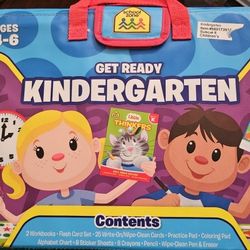School Zone KINDERGARTEN Learning Set