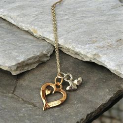 Vintage Sterling Silver Heart Engraved With “True” Friends On The Back With 18” Sterling Silver Chain