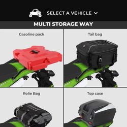 Kemimoto Rear Rack for KLX250S KLX300 SKU: F0(contact info removed)1-KM