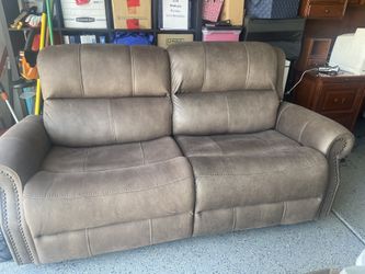 3 Pieces Sofa With 2 Recliners Brand New