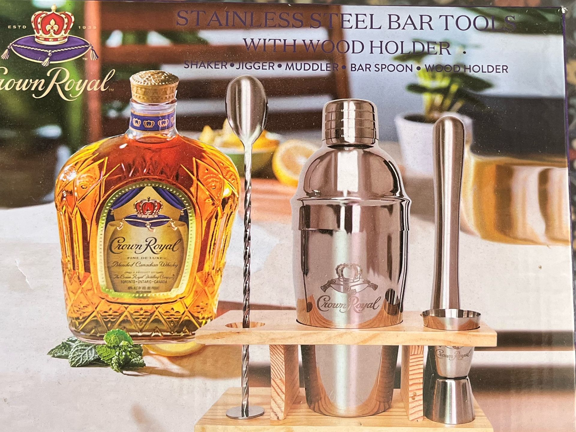 Crown Royal Bar Tools Set