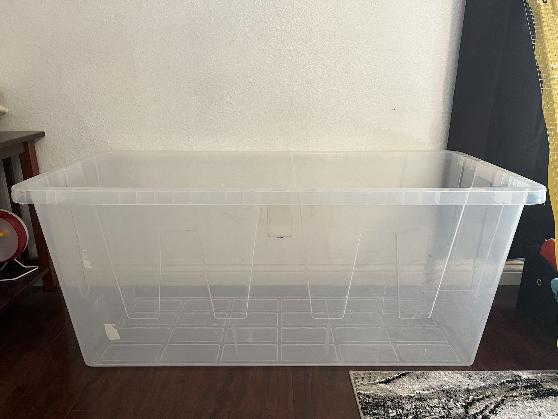 Large Storage Bin (Homemade Small Pet Habitat)