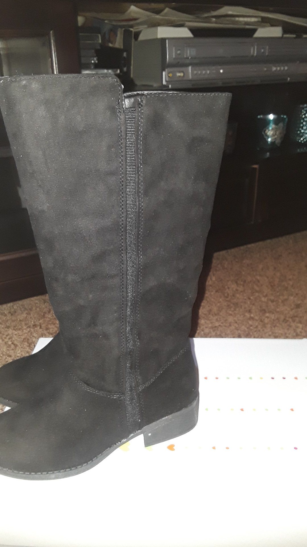 New black girls boots size 2