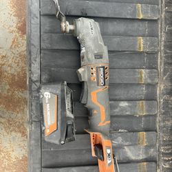 Rigid 6amp battery and multi tool