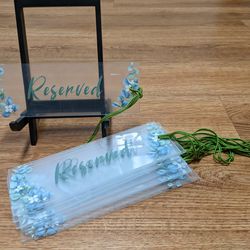 Wedding Reserved Sign And Garlands