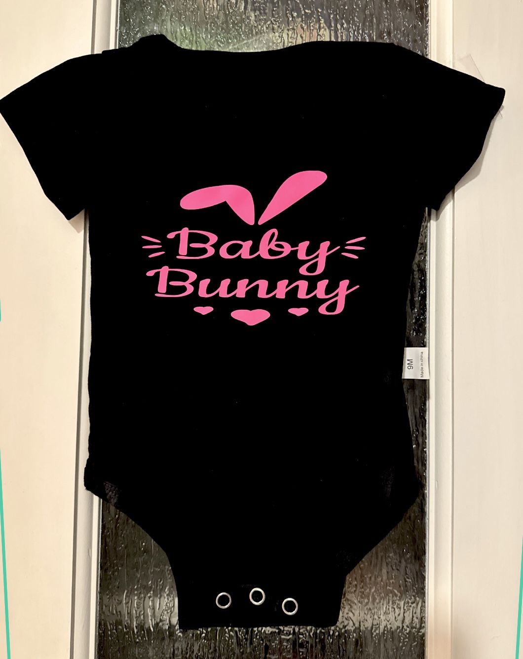 9 Month Adorable Easter Onesies “Baby Bunny”
