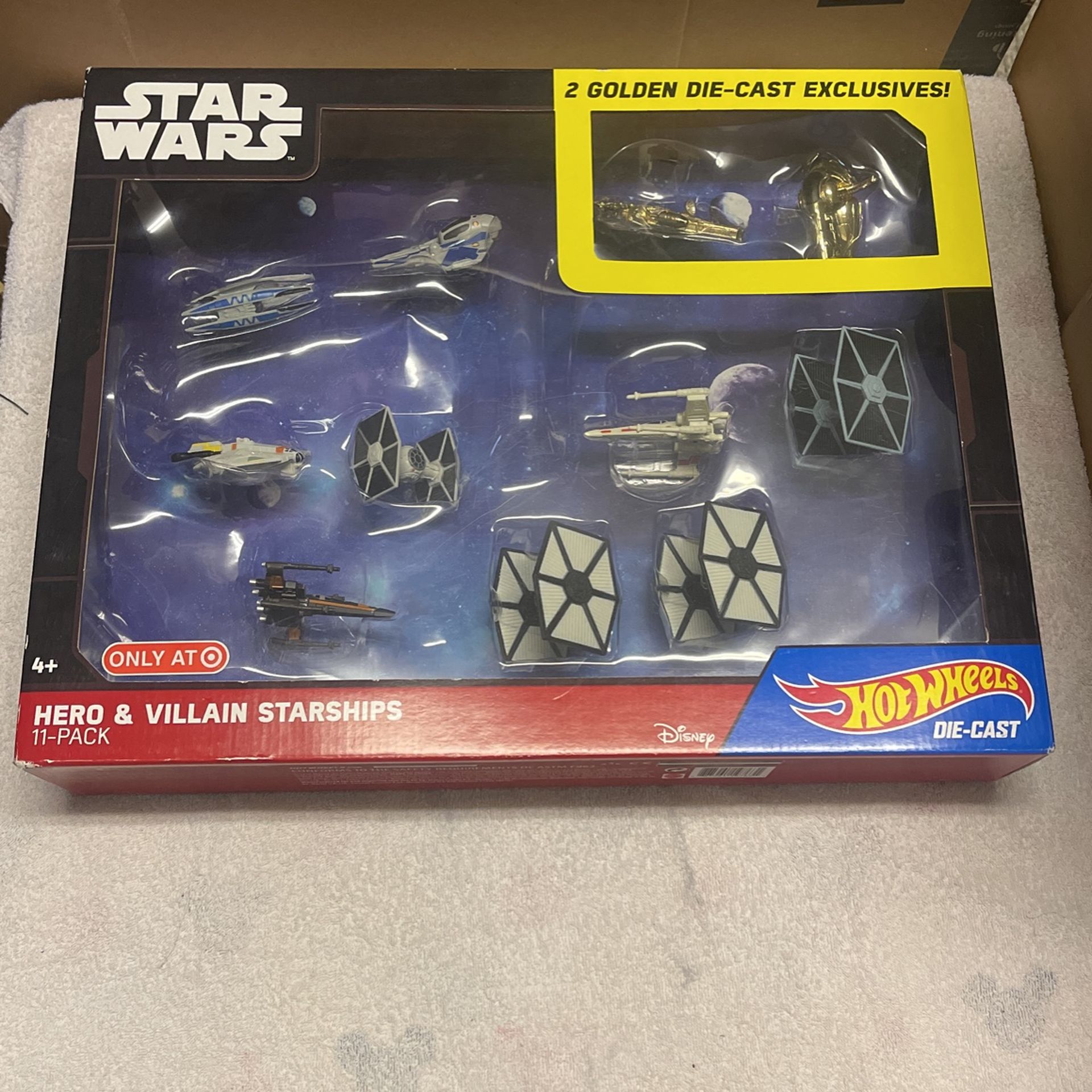 Hot Wheels Star Wars Hero & Villains Starships Target Exclusive