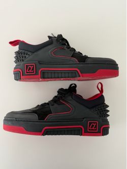 Christian Louboutin  Astroloubi Leather Black Sneakers New Size EU 40  US 7