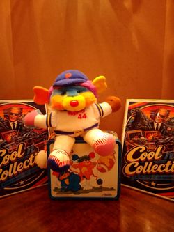 Vintage popples plush and lunch box with thermos no cap original