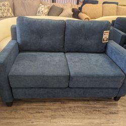 Loveseat - Navy blue