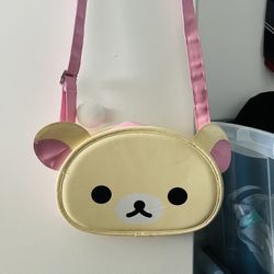 Yellow teddy bear purse bag