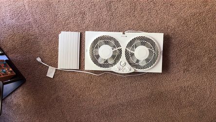 Twin Window Fan with Expandable Frame