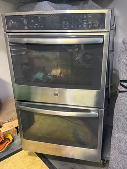 GE Profile Stainless Steel Double Wall Oven