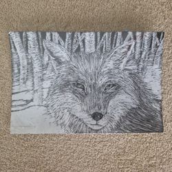 Fox In A Snowy Forest