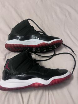 JORDAN 11 RETRO - 3Y BLACK/TRUE RED/WHITE