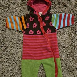 Girls Size 6-9 Months One Piece Kamo Wholesuit