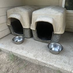 XL Dog Houses And XL Food Bowls For Sale