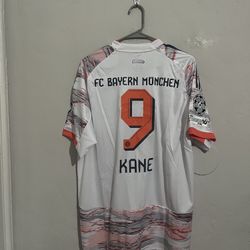 FC Bayern 2025-26 Away Kane Jersey (Medium Large XL 2X)