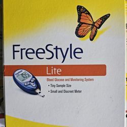Freestyle Glucose Monitor Strips Lancets Combo