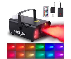 Fog Machine, 6 LED Lights with 12 Colors Effect