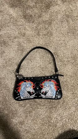 Ed Hardy Graphic Shoulder Bag