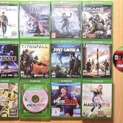 Xbox One Game Collection Lot Of Games Bundle