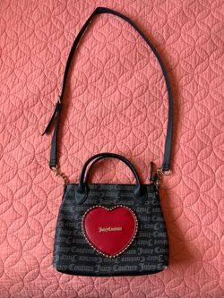 Juicy Couture Crossbody purse with studded heart