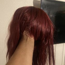 Burgandy Wig
