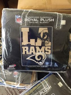 LA RAMS blankets 60x80 $35