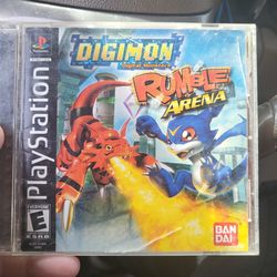 Digimon Rumble Arena Sony PlayStation 1, 2002, Complete