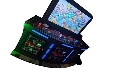 3-PLAYERS FISH TABLE GAME - COMPLETE SET - LIKE NEW !!!