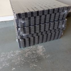 BRAND NEW full One Inch Thick Black Gym Mats. Only $30 A Pack. Let Me Know How Many Packs You Need. I Have More Than What Is Pictured. 