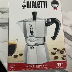 Bialetti Moka Express Espresso Maker New In Box
