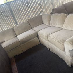 Smoke free pet free sectional couch We sell them all the time