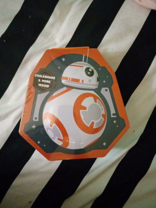 Star wars Bb8 Collectable Tin Activity Case NEW