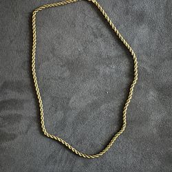 10k Gold rope chain 22inch 