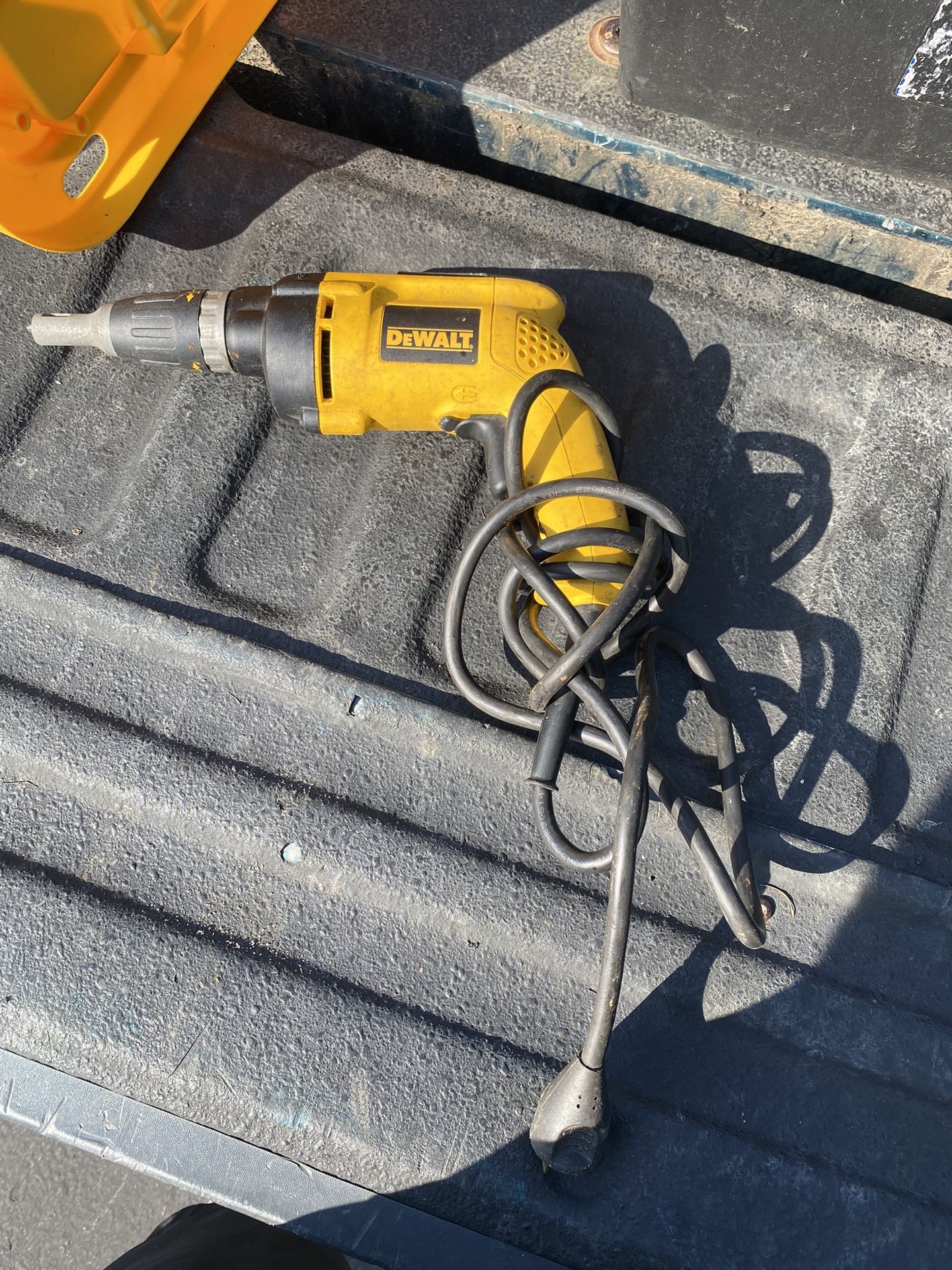 DeWalt DW257 corded drywall screw gun.
