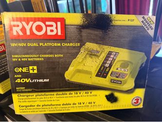 RYOBI 18V/40V dual platform charger