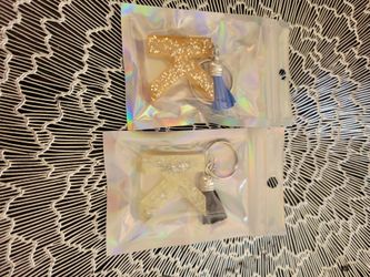 Letter K resin keychains