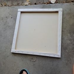 20"x20" Streched Canvas For Your New Painting Or Keep The Painting