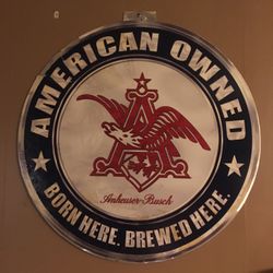 Anheuser Busch sign