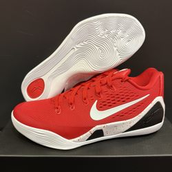 Nike Kobe 9 Elite Low EM Protro University Red Men's Size’s 9 & 9.5 IH1401 600 New