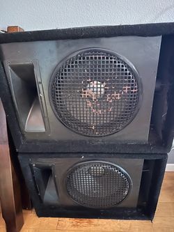 Large Black Speaker Cabinets 2