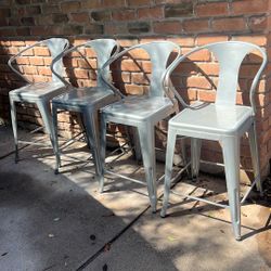 Modern metal barstools