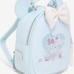 Loungefly Just Married Wedding Mini Backpack Mickey Minnie Mouse Bag 