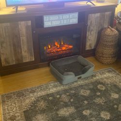 Tv Console with fireplace heater