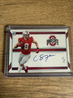 2024 Panini National Treasures Collegiate Cade Stover Rookie Auto 1/1