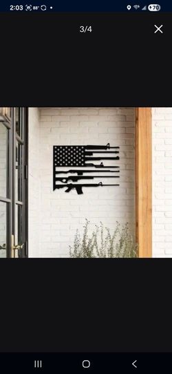 American Patriotic Wall Art Metal