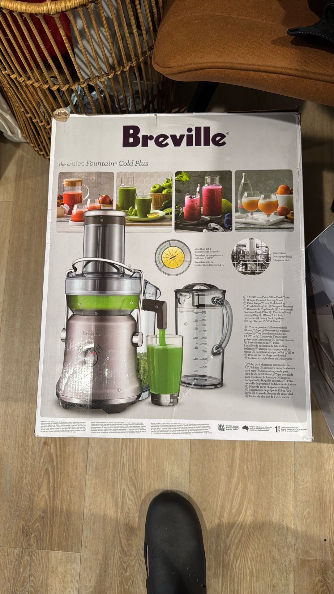 Breville Juice Fountain Cold Plus