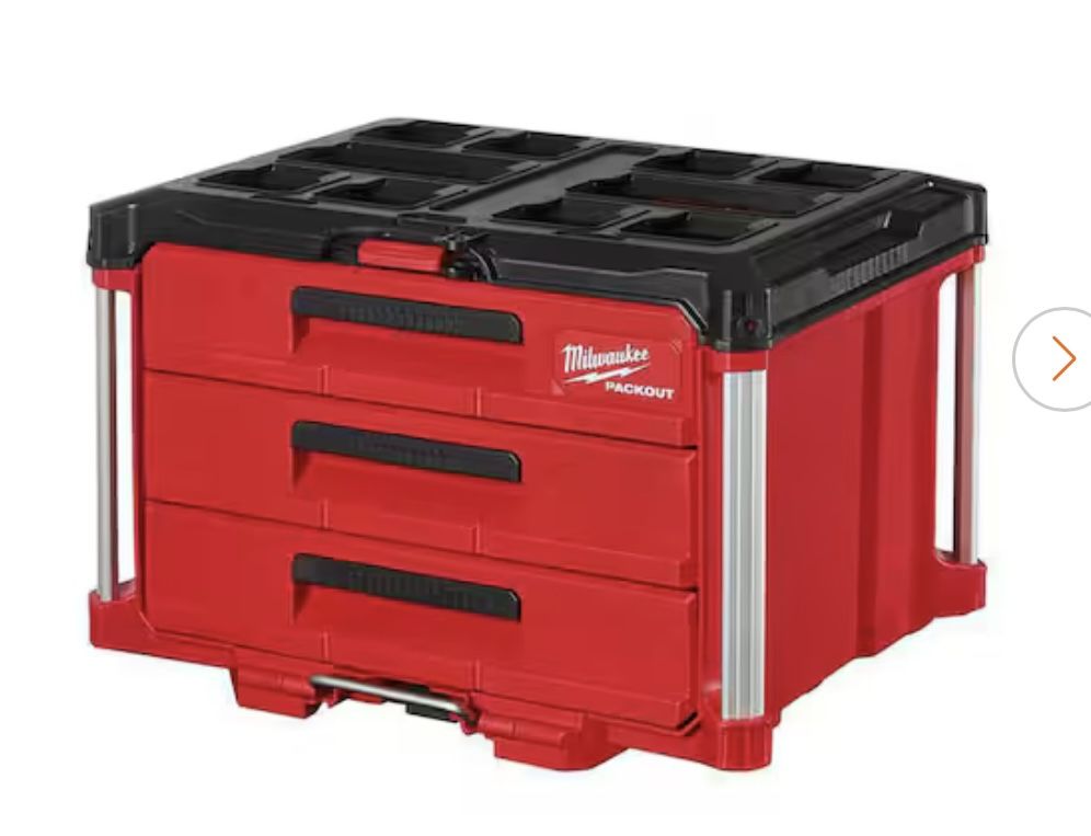 Milwaukee 3 Drawer pack out 